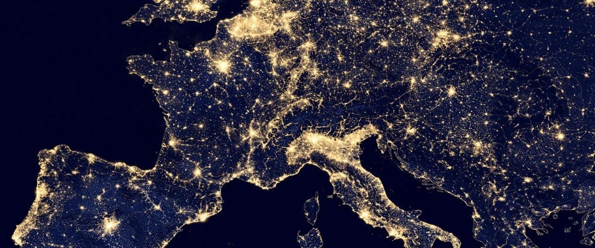 Bi B licht europa kaart
