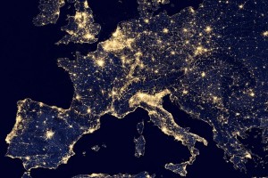 Bi B licht europa kaart